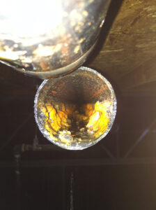 Wet Pipe Corrosion Trapped Air Pocket